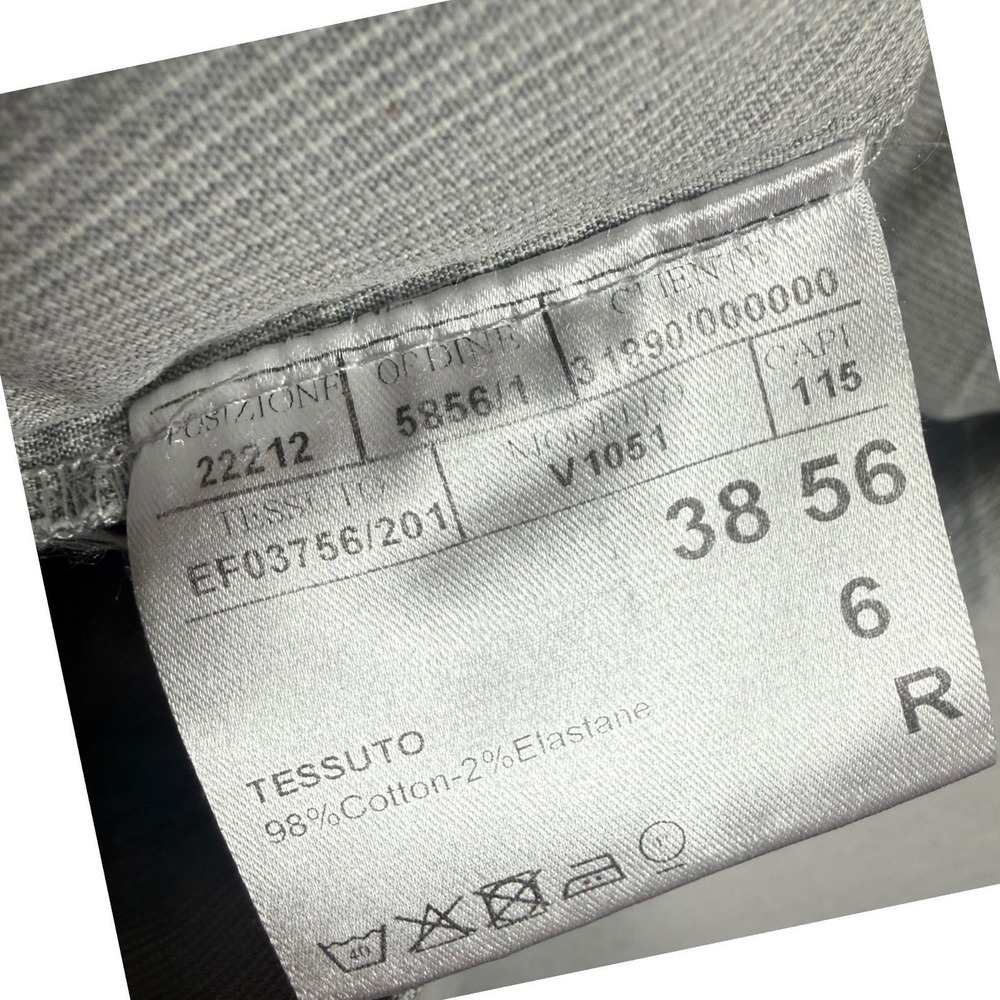 Canali Mens Gray Stretch Pants‎ Regular Fit Italy Quiet Luxury Designer 40x33 - Picture 9 of 11